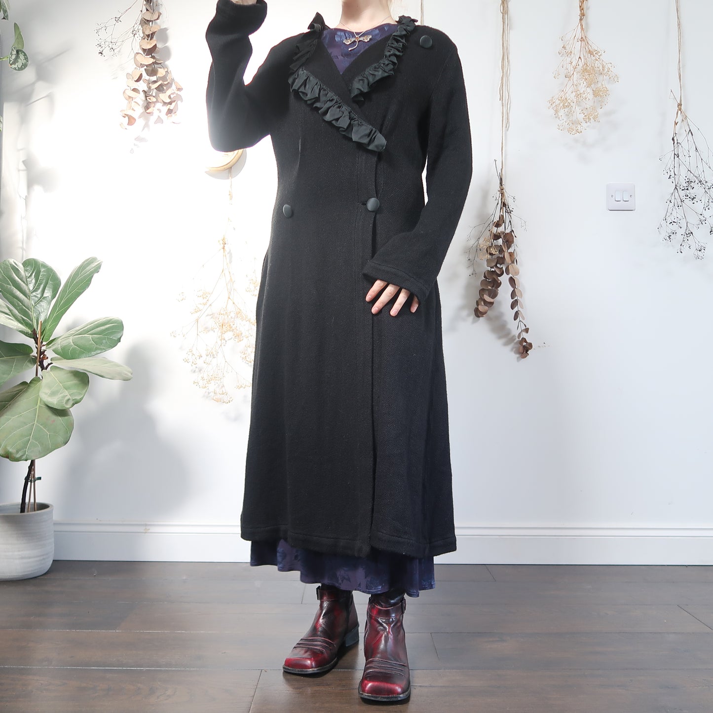 Black coat - size M/L