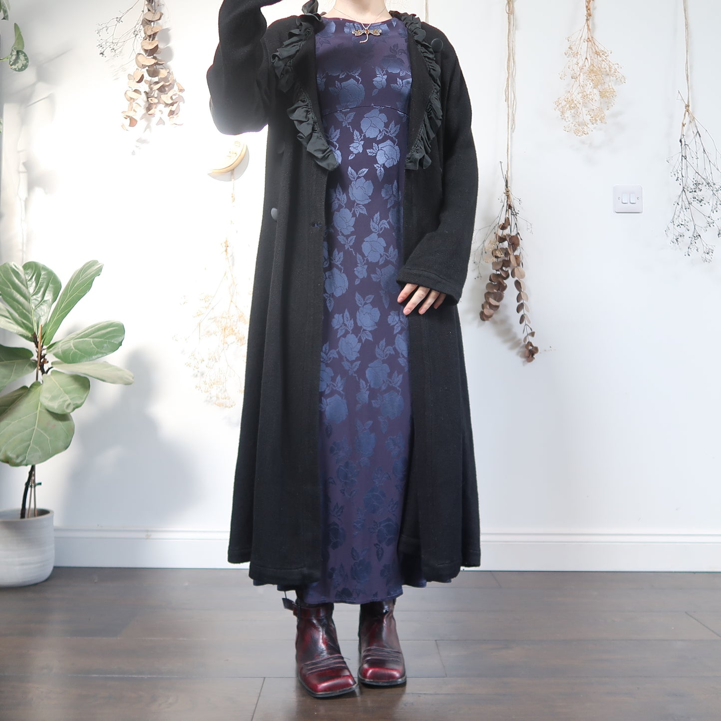 Black coat - size M/L