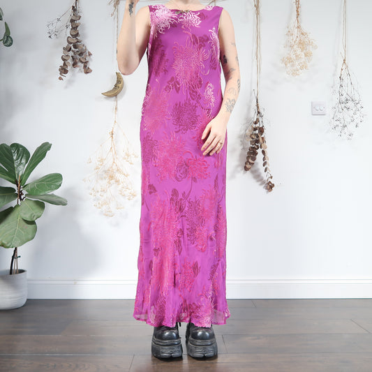 Fushcia dress - size L