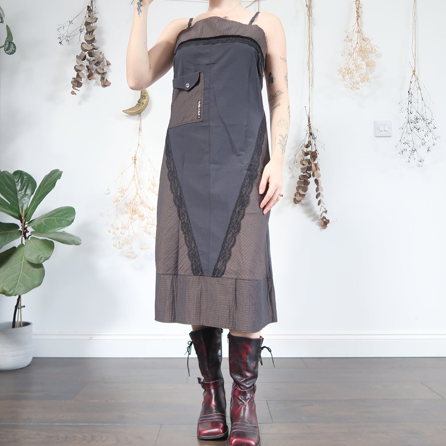 Pinstripe dress - size M