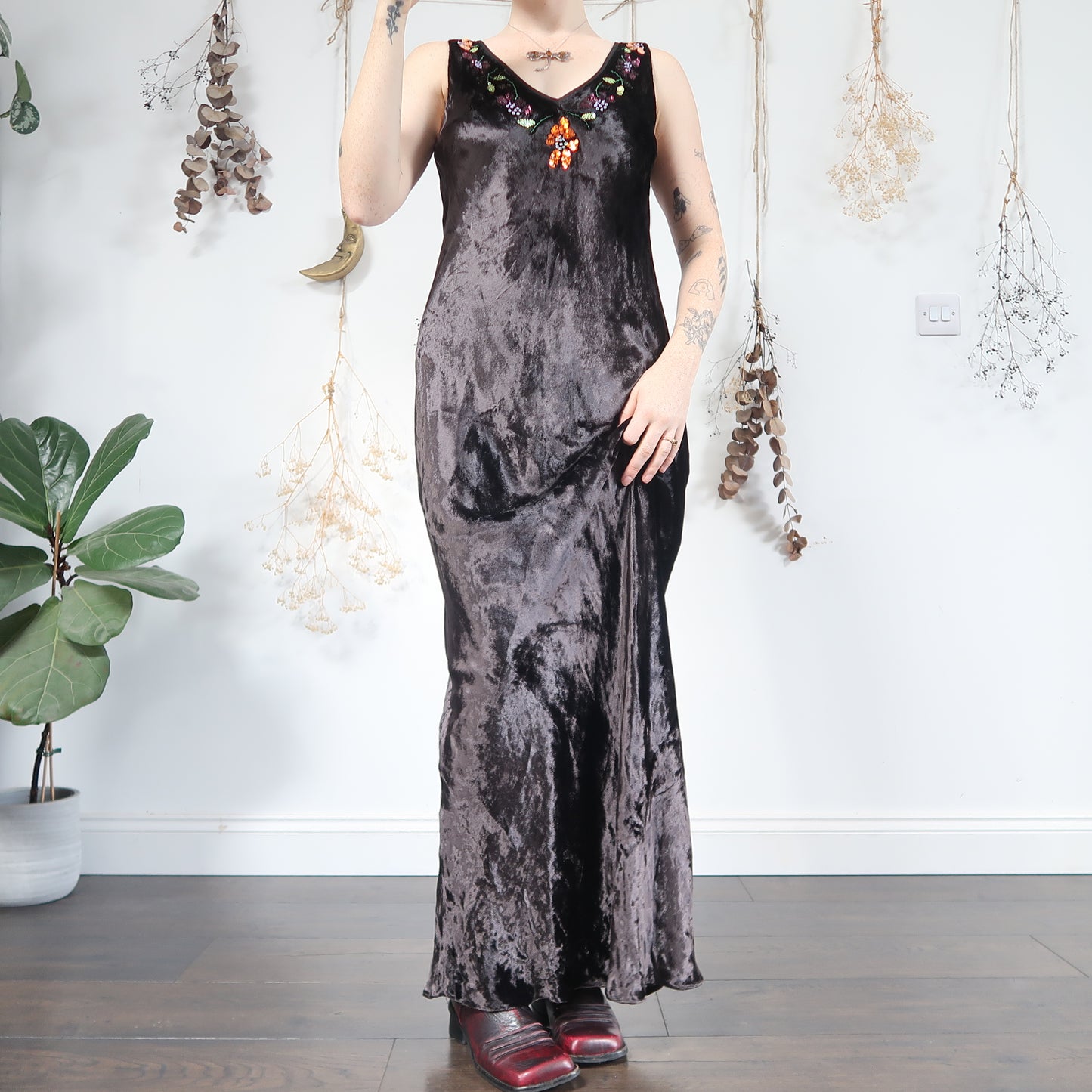 Velvet dress - size M
