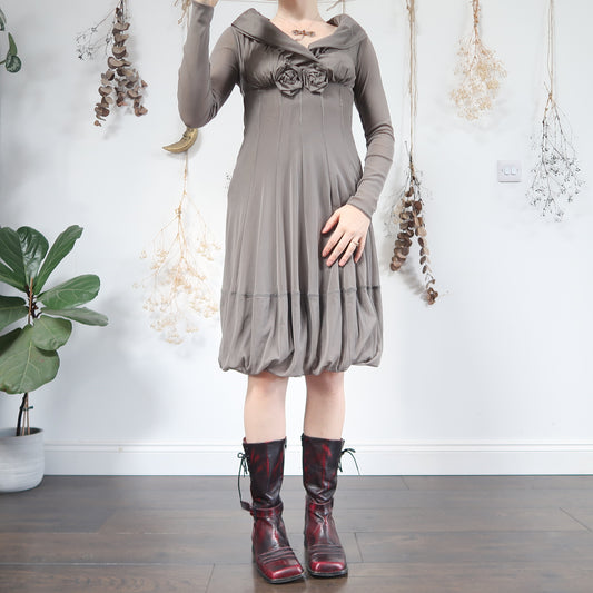 Taupe dress - size S