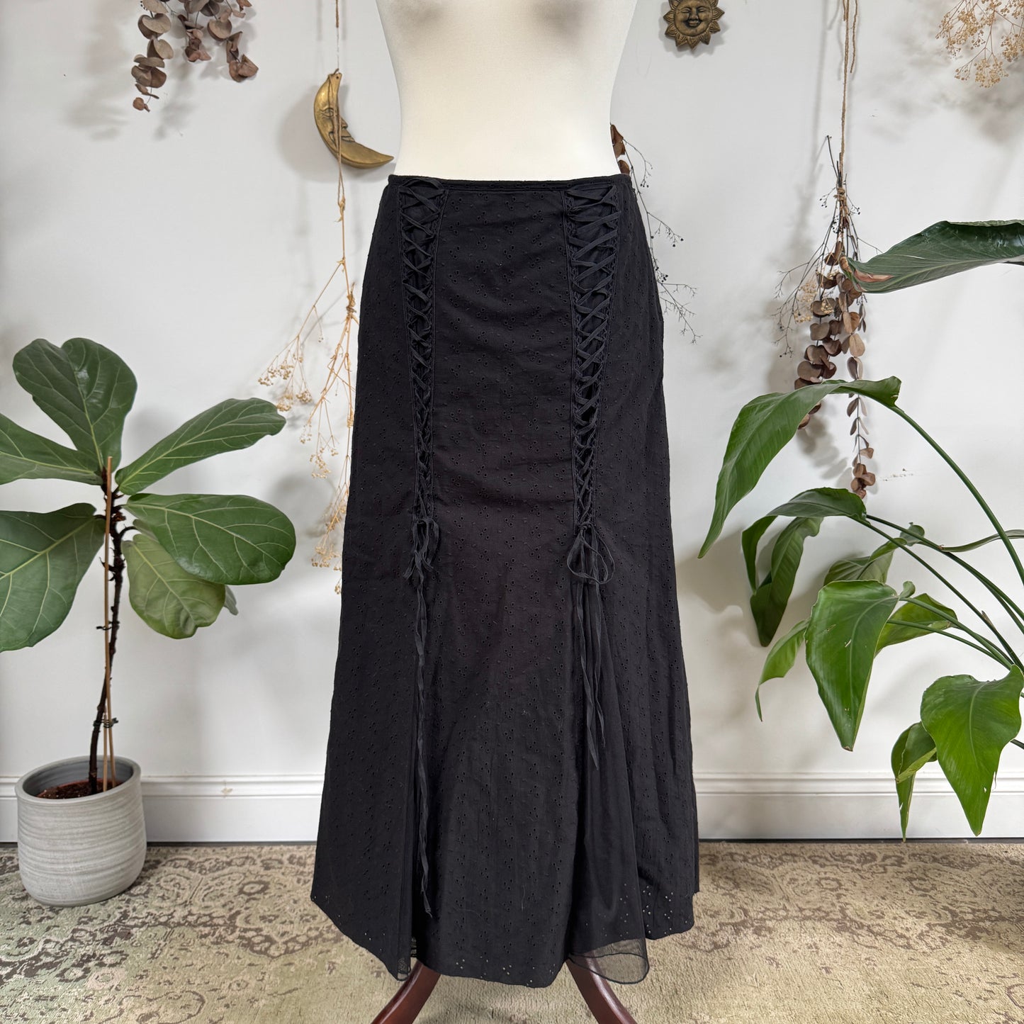 Black corset skirt - size M