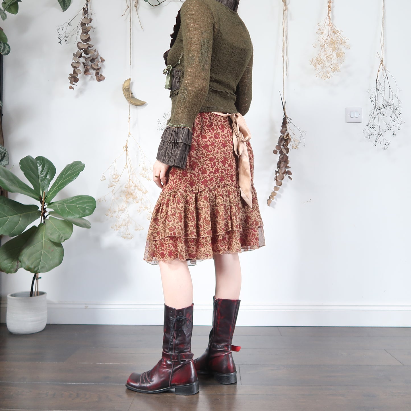 Silk skirt - size M/L