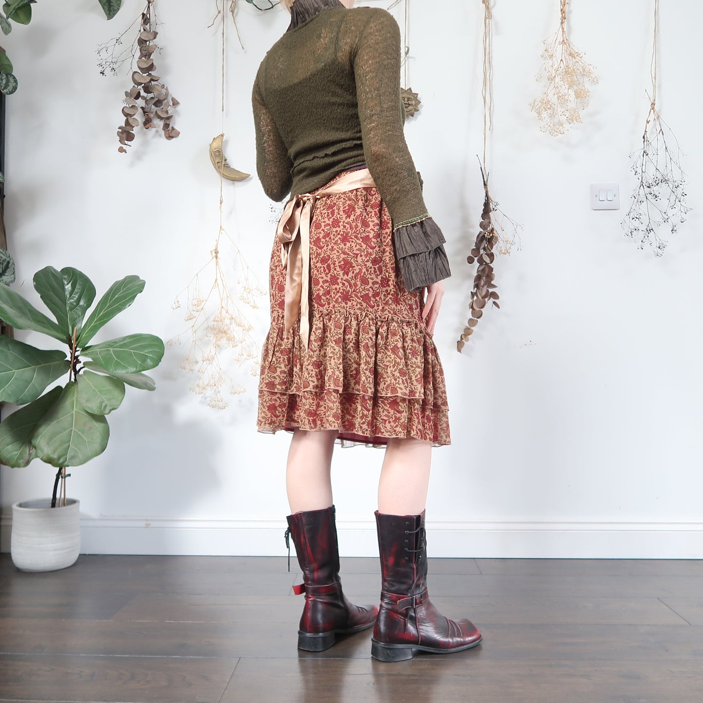 Silk skirt - size M/L