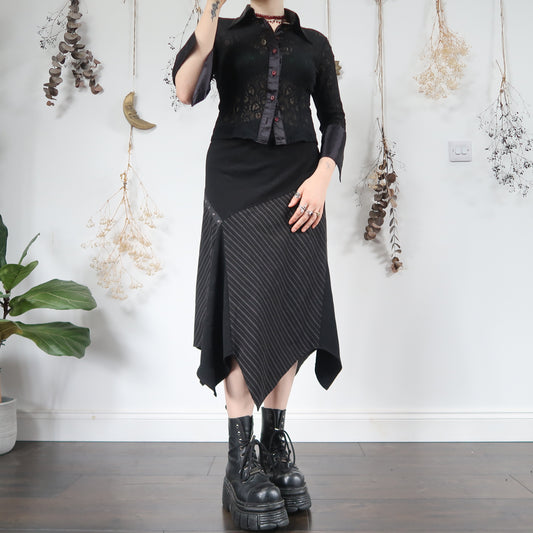 Pinstripe skirt - size M