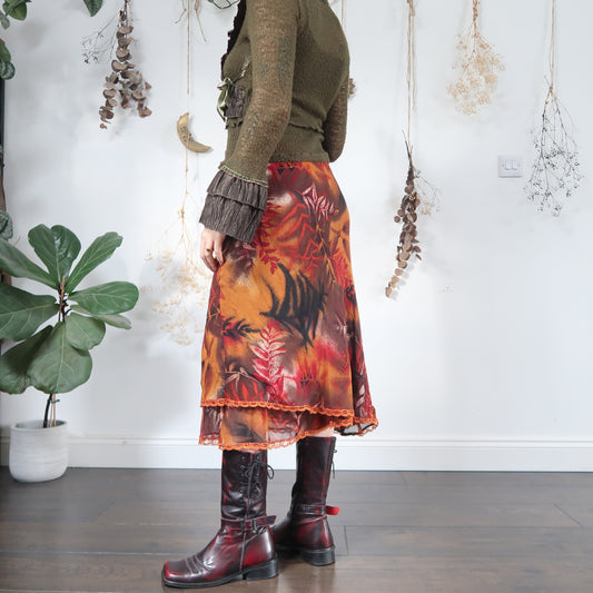 Orange skirt - size S/M