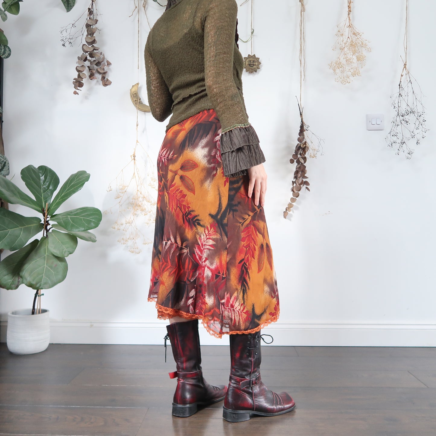 Orange skirt - size S/M