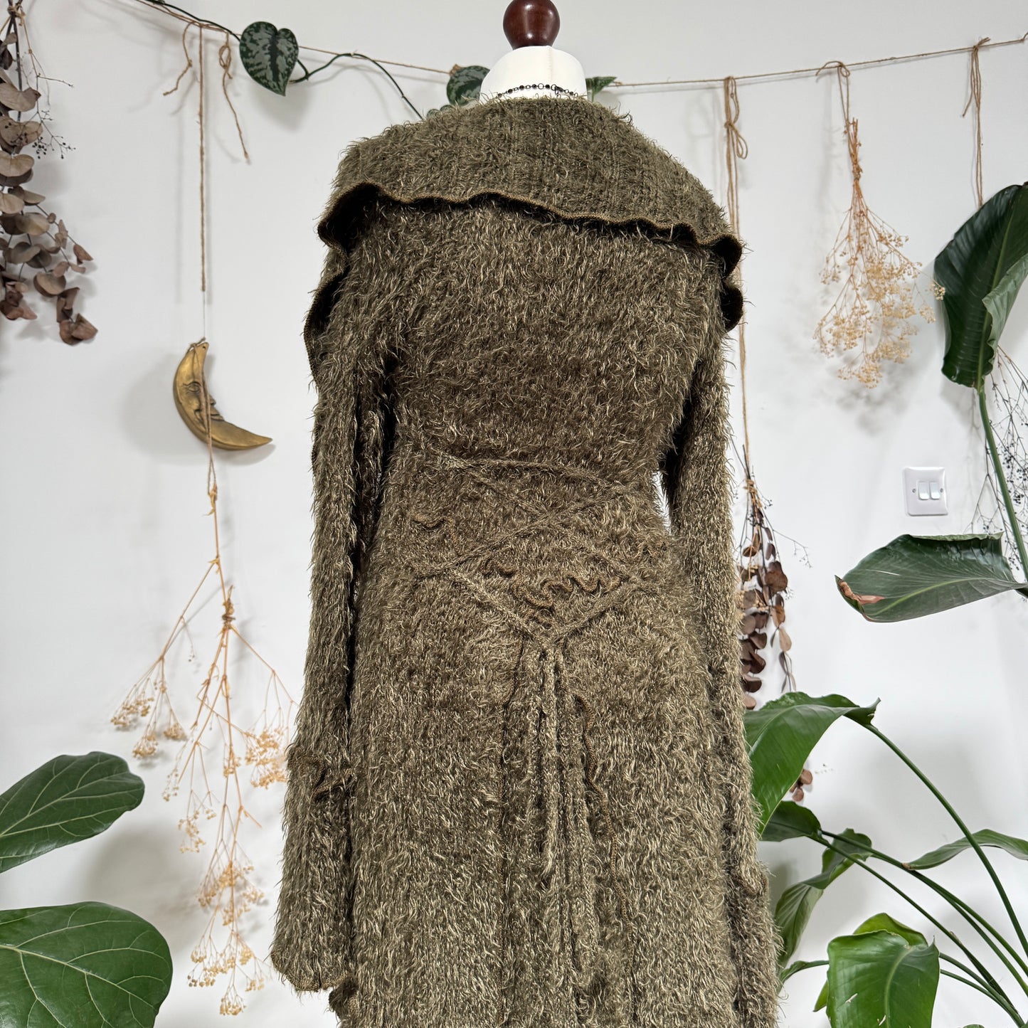 Zone Bleue khaki cardigan - size S