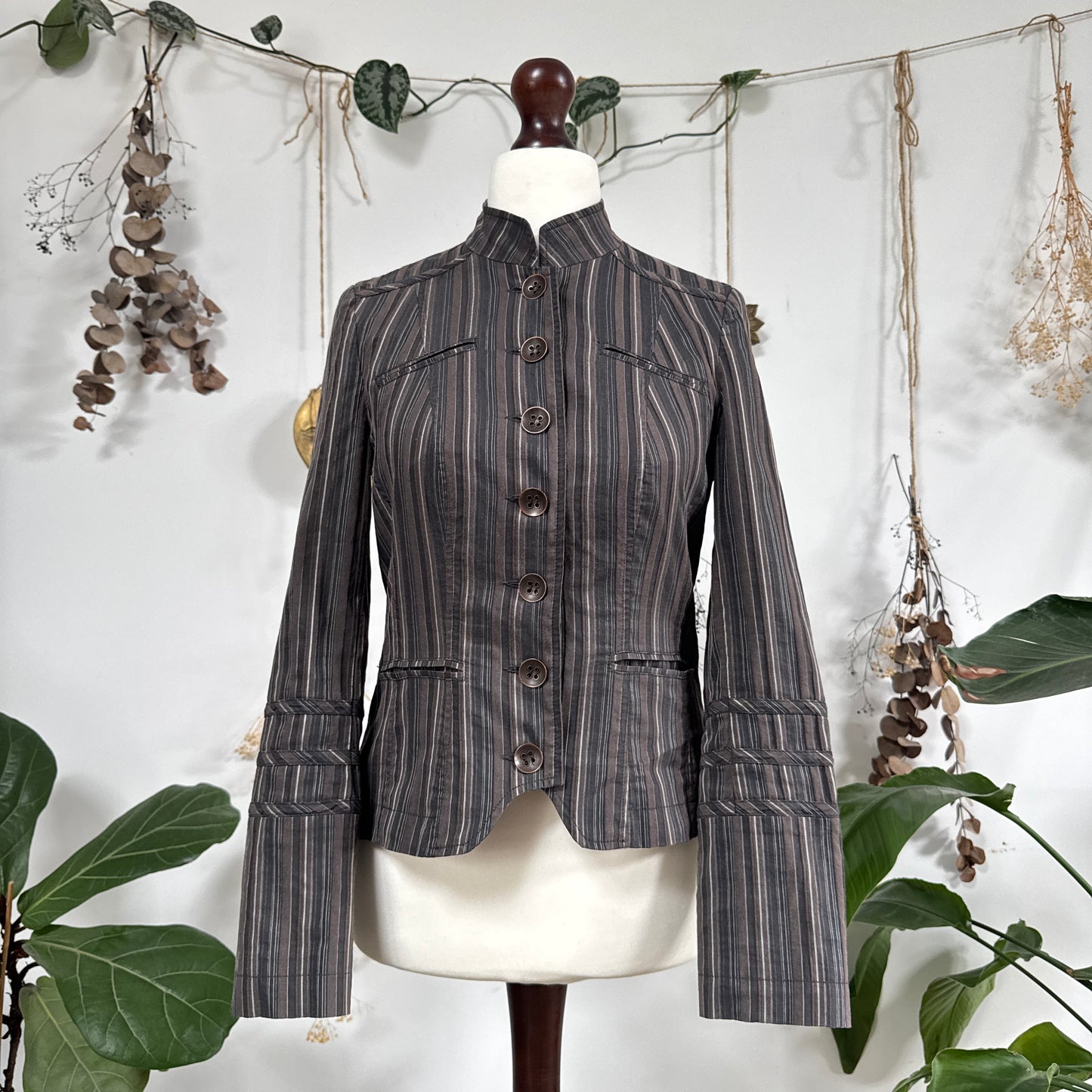 Striped jacket - size M