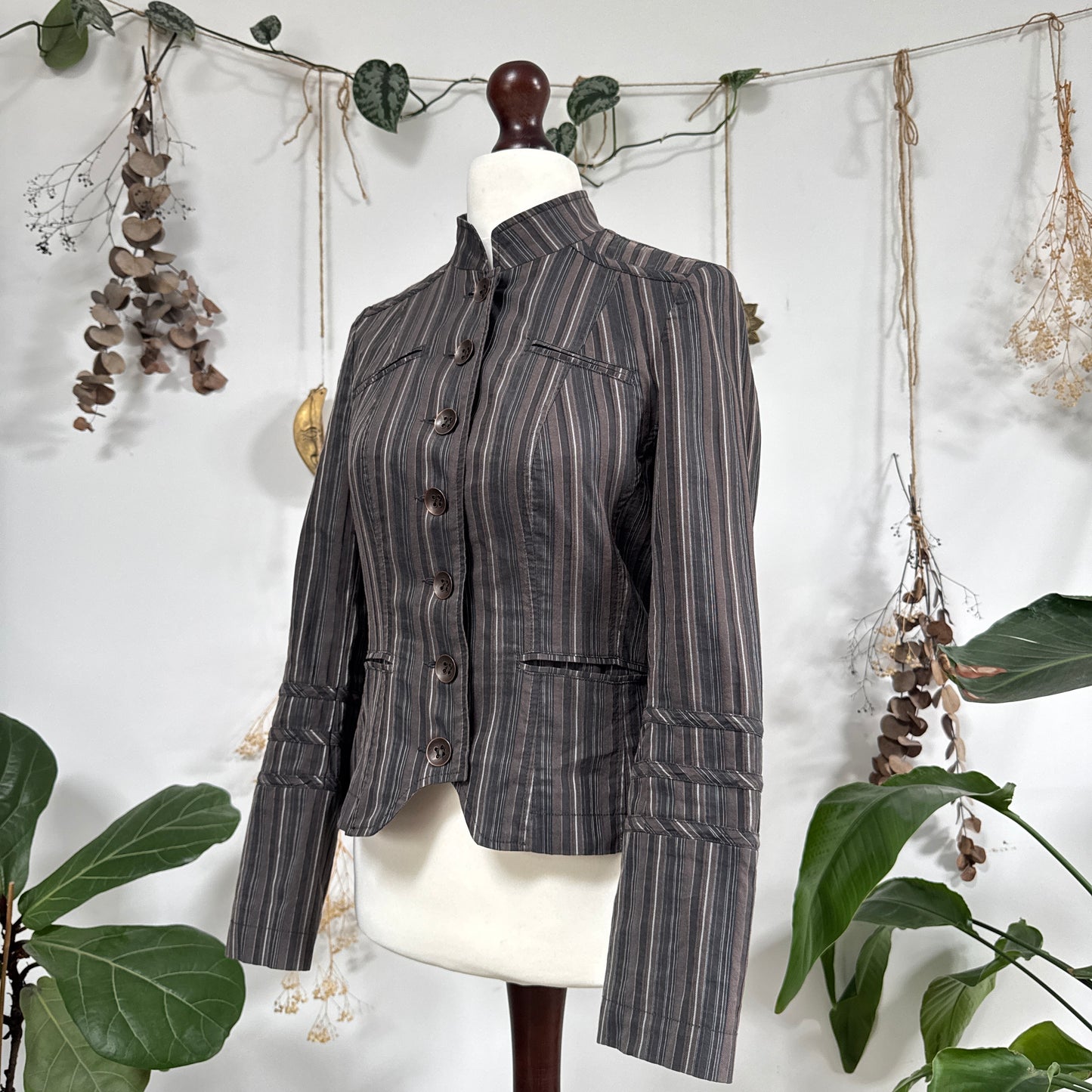 Striped jacket - size M