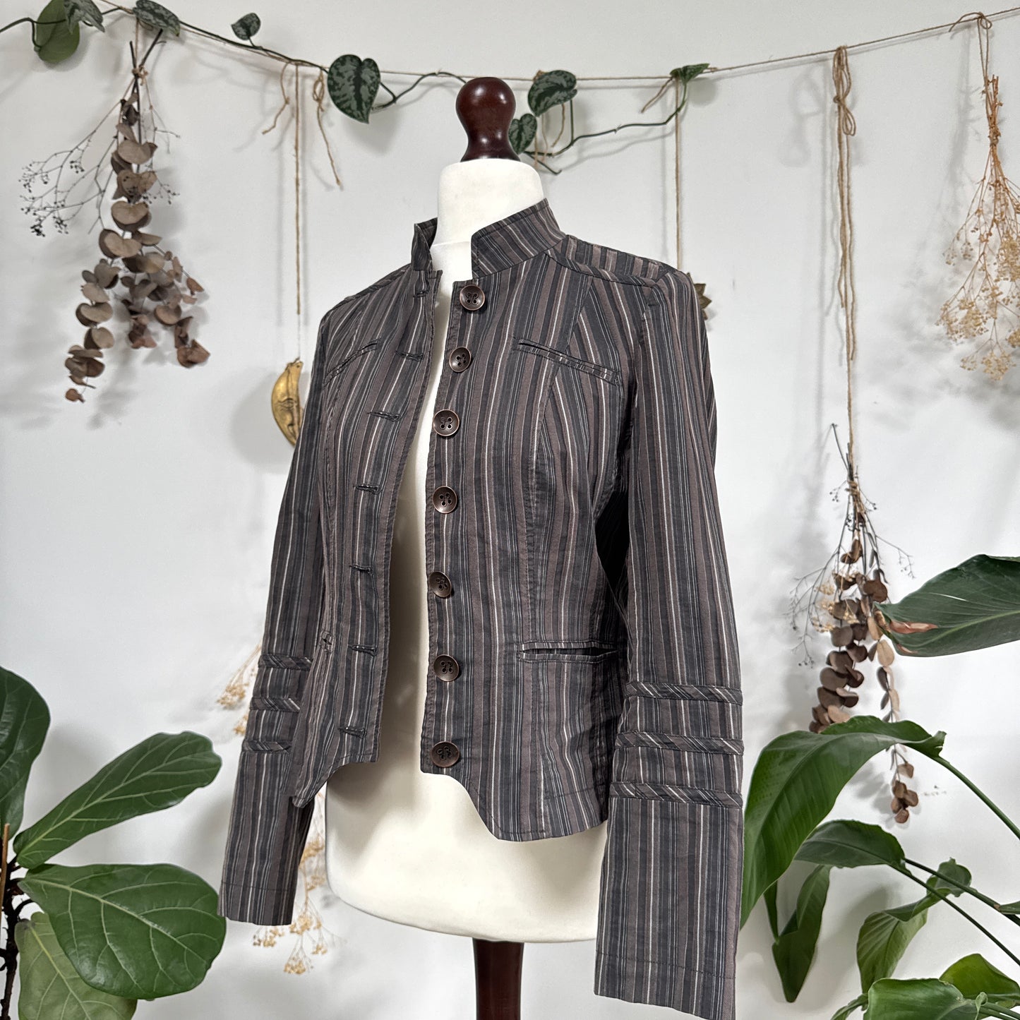 Striped jacket - size M