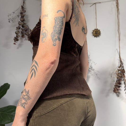 Brown cami - size S/M