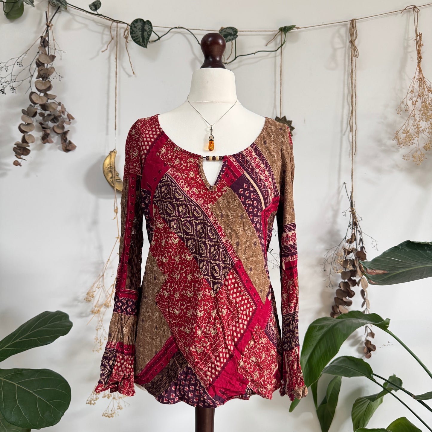 Patchwork top - size L