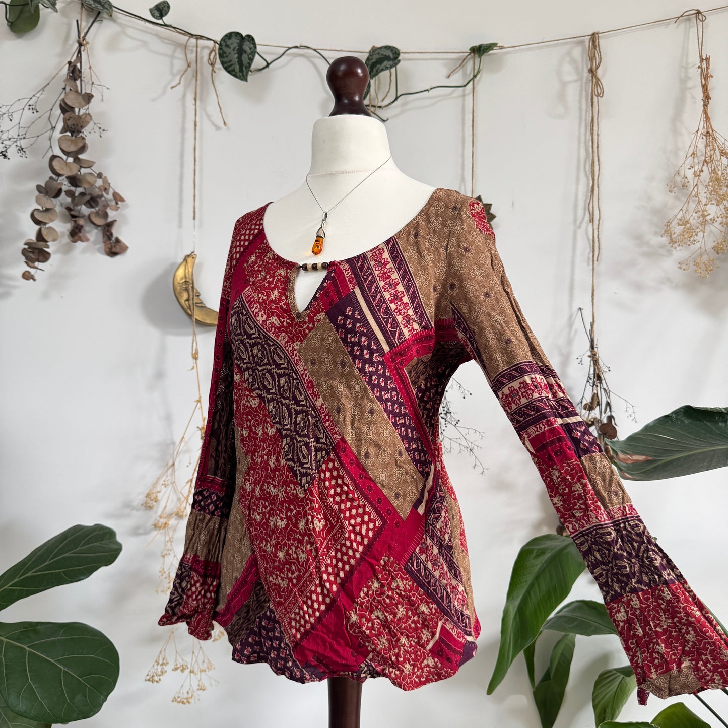 Patchwork top - size L