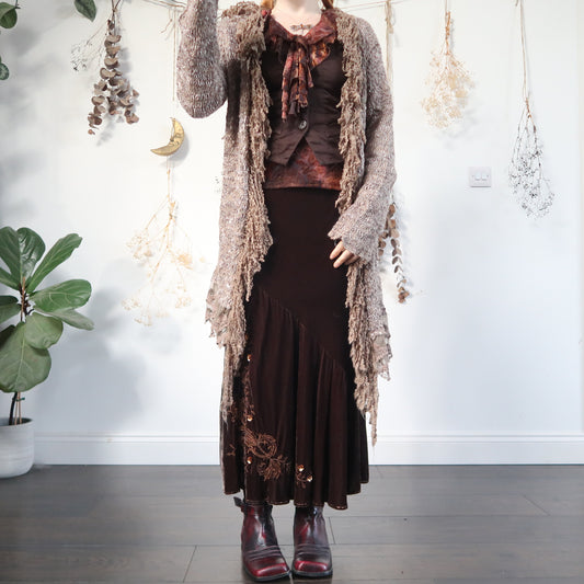 Earthy knit cardigan - size L/XL