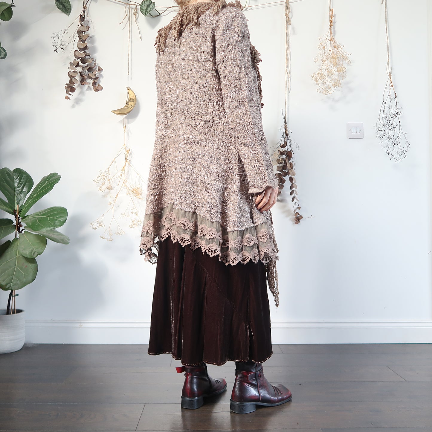 Earthy knit cardigan - size L/XL