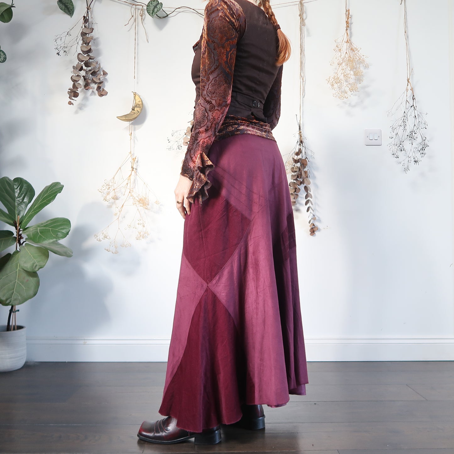 Purple maxi skirt - size M/L