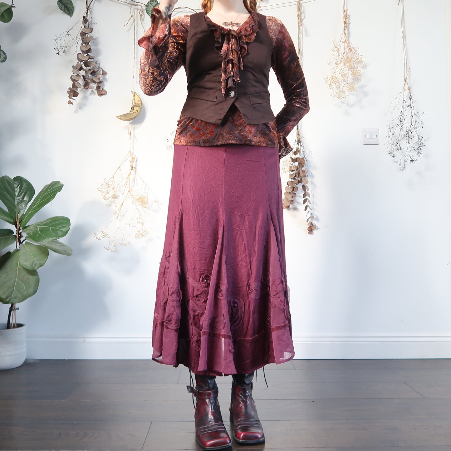 Purple skirt - size L