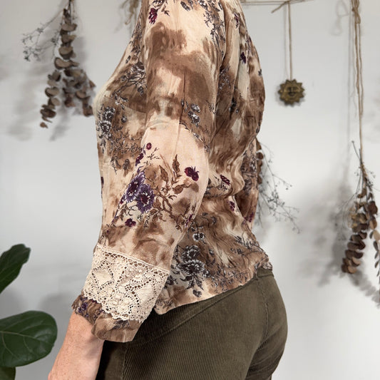 Earthy blouse - size M