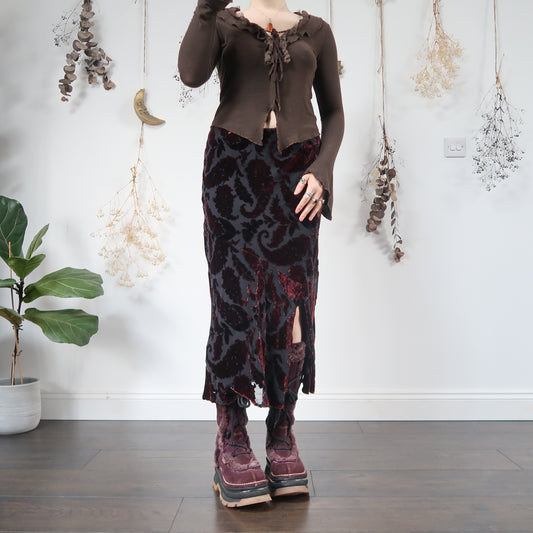 Velvet skirt - size M/L