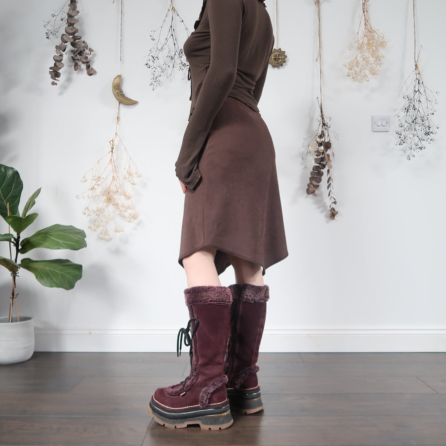 Brown skirt - size S