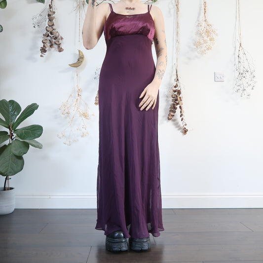 Purple evening dress - size M