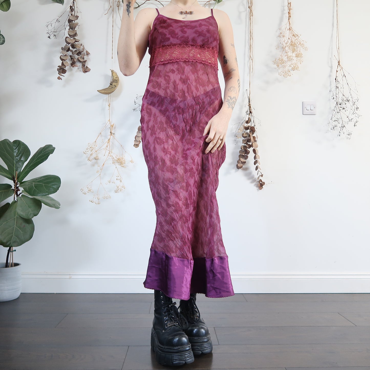 Purple dress - size S/M