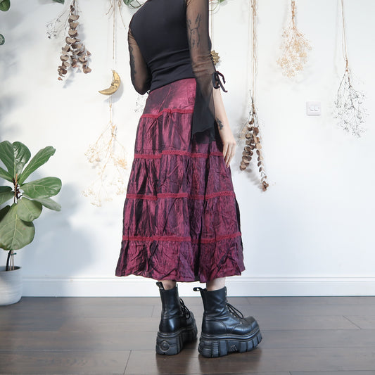 Purple iridescent skirt - size M