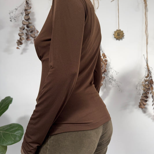 Brown top - size M/L