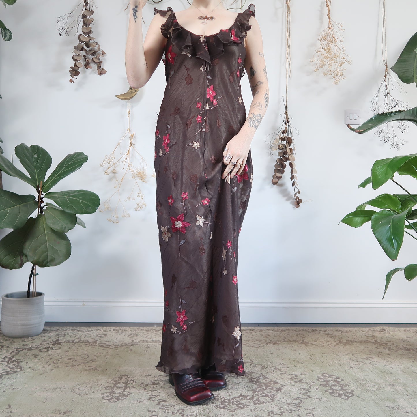 Floral occassion dress - size S