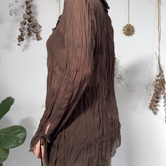 Brown blouse - size XL