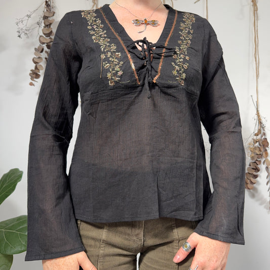 Black blouse - size M/L