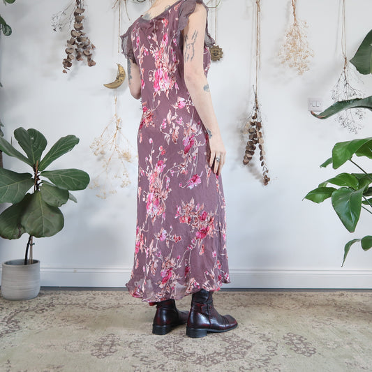 Floral occassion dress - size L/XL