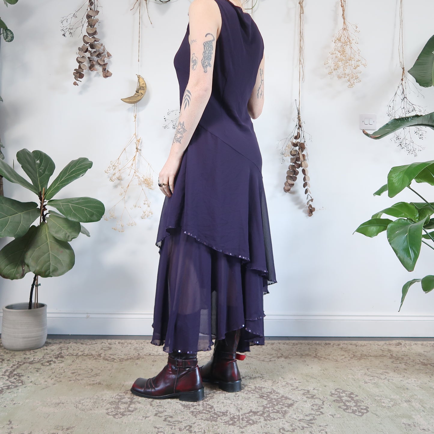 Purple dress - size L