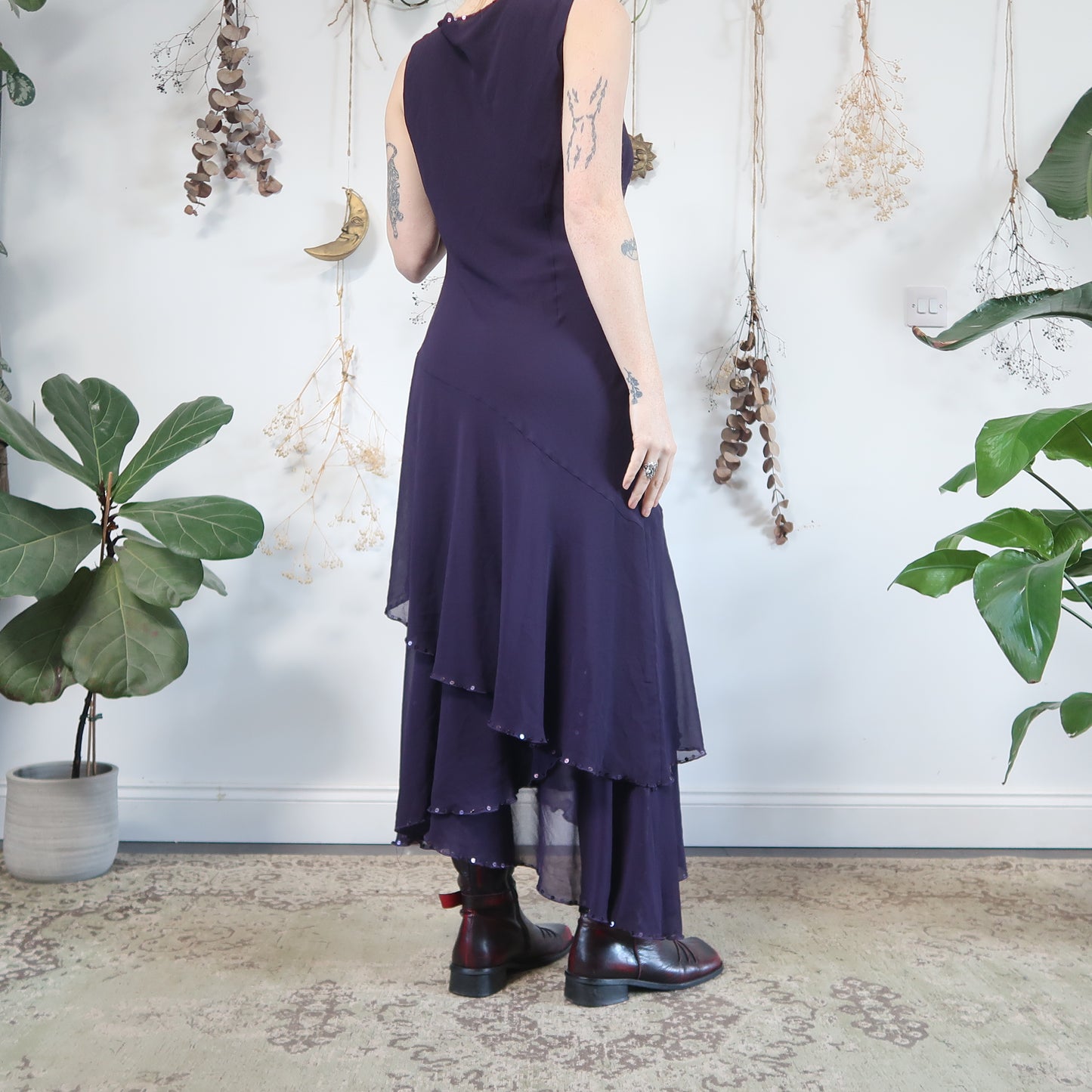 Purple dress - size L