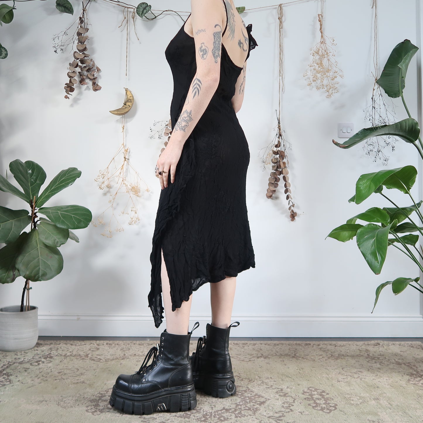 Ghost black dress - size M