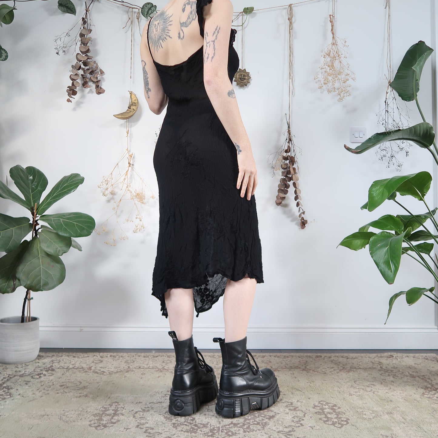 Ghost black dress - size M