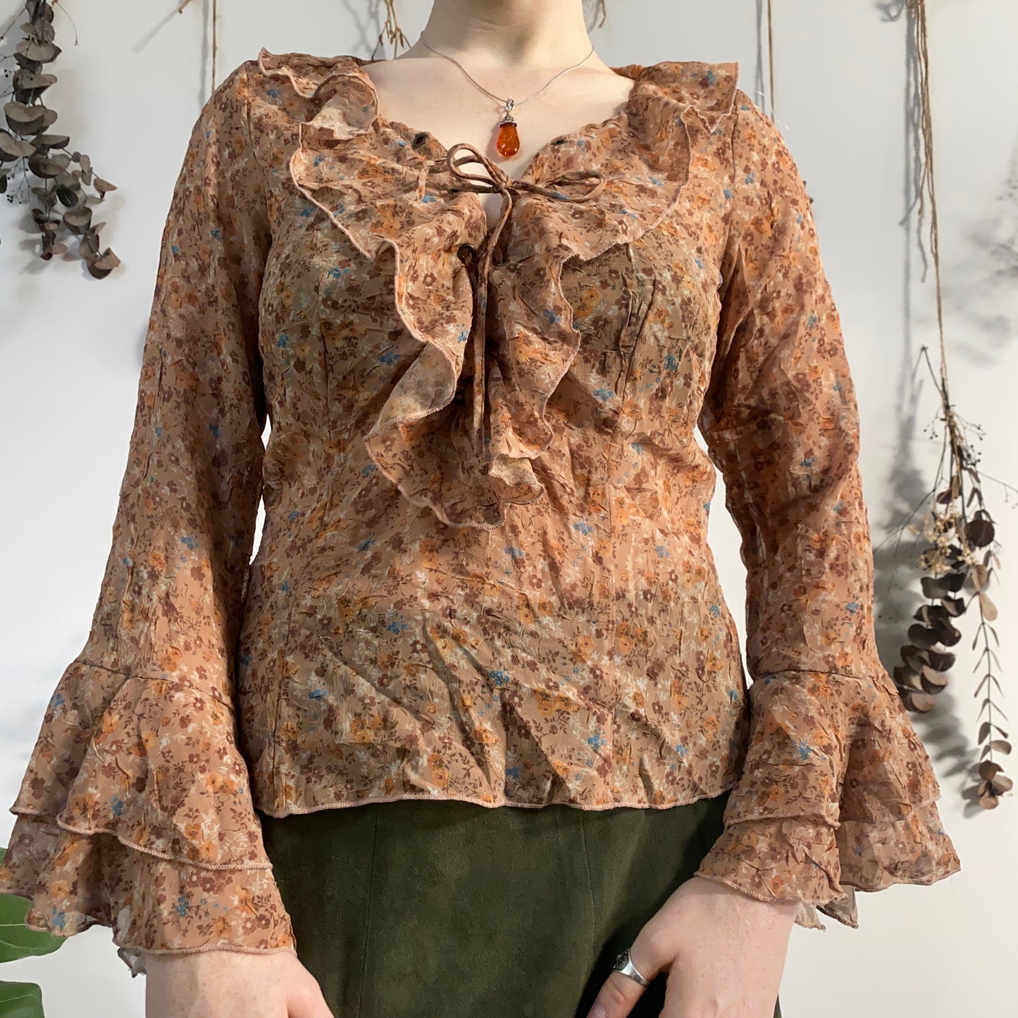 Floral blouse - size M