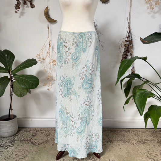 Baby blue maxi skirt - size M/L