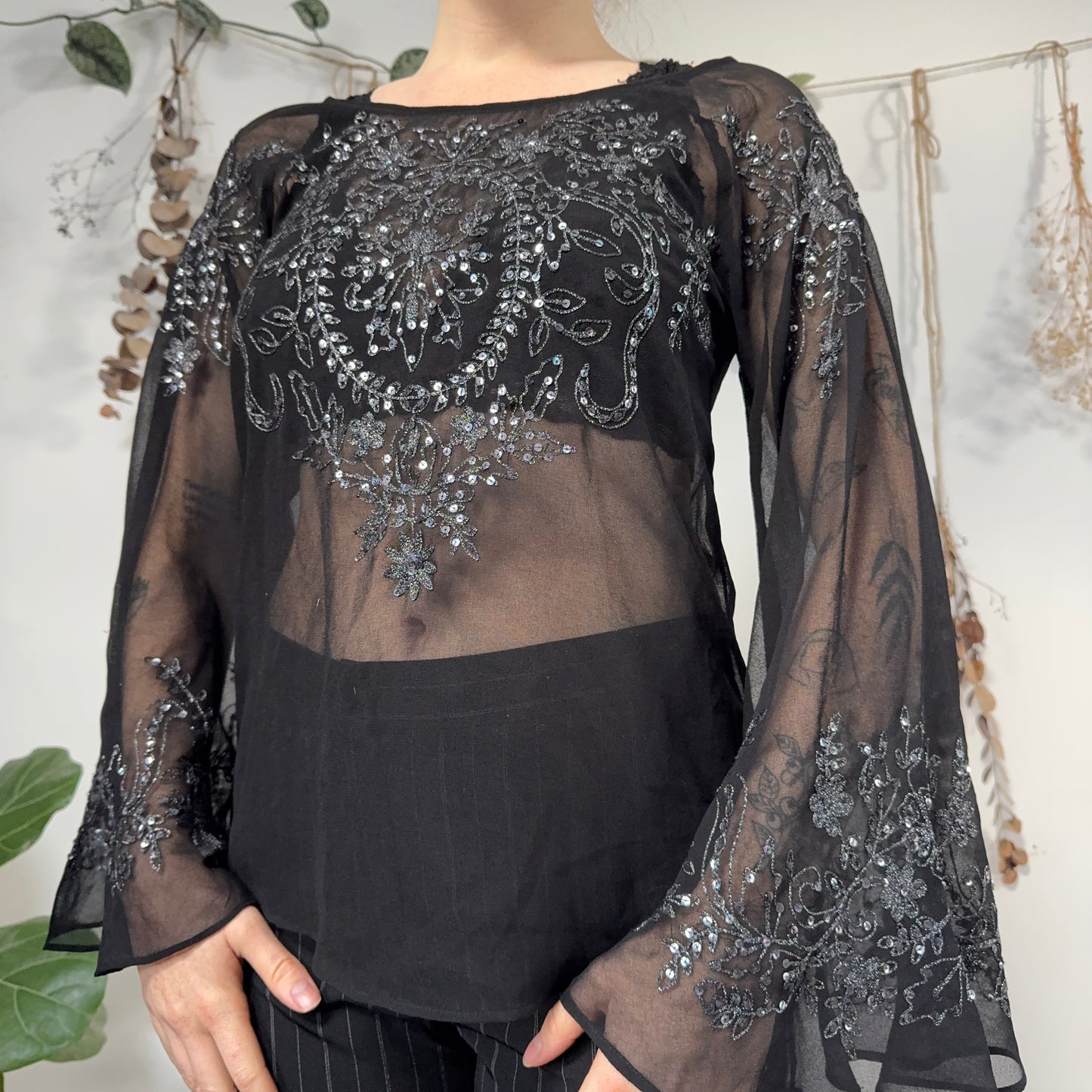 Black blouse - size M