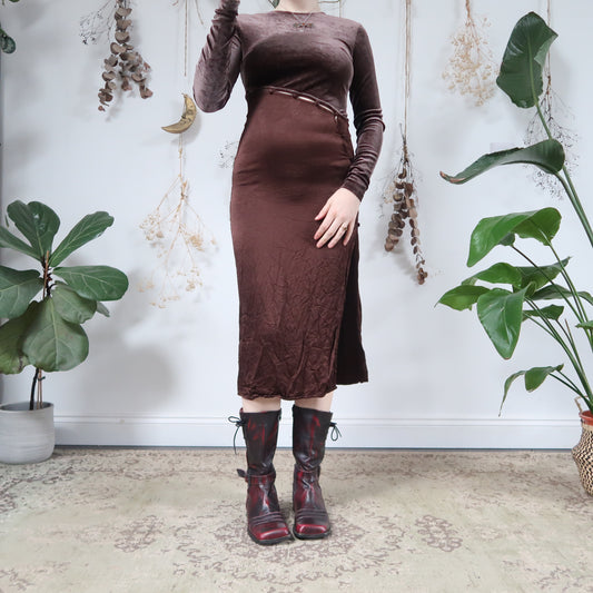Brown dress - size S