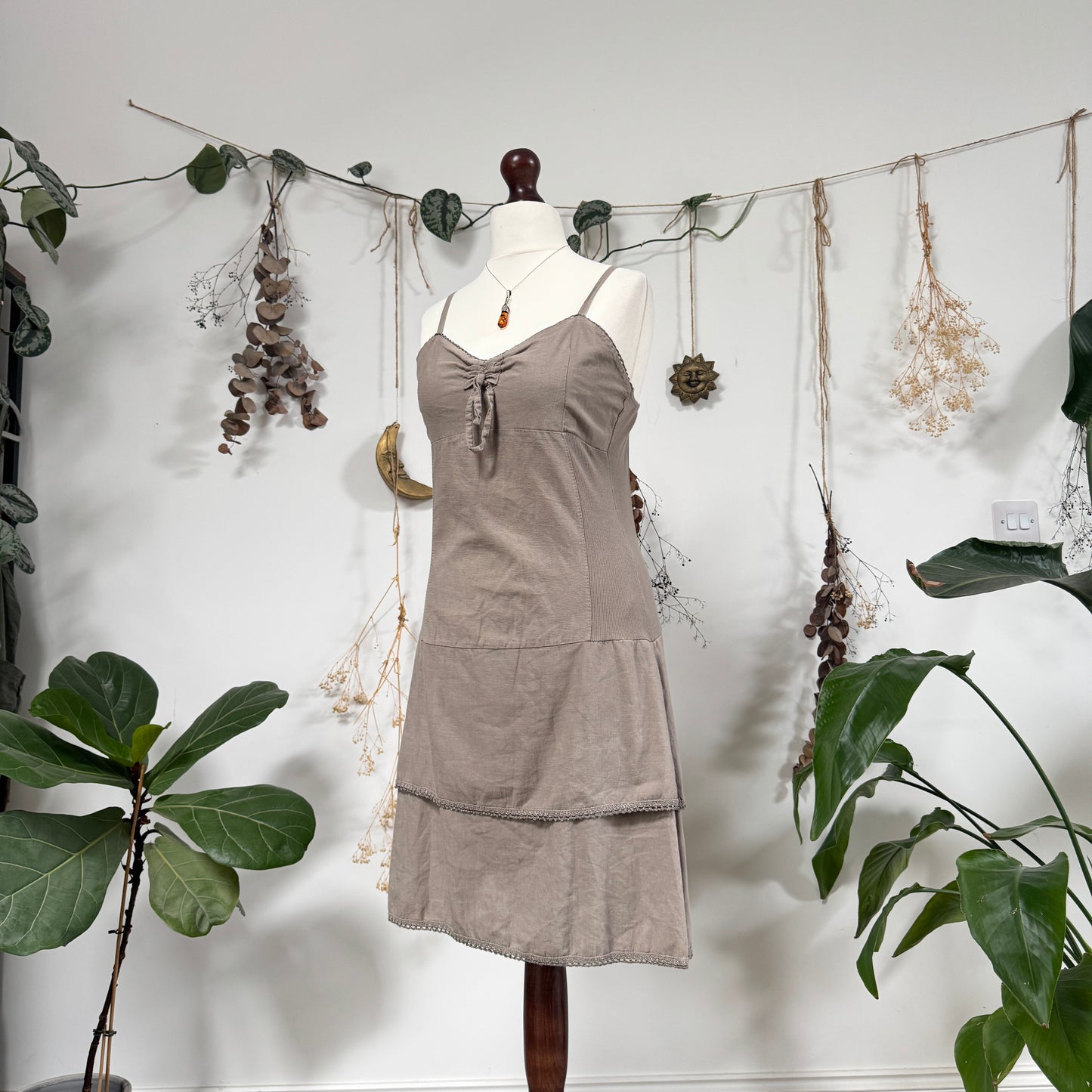Stone summer dress - size M