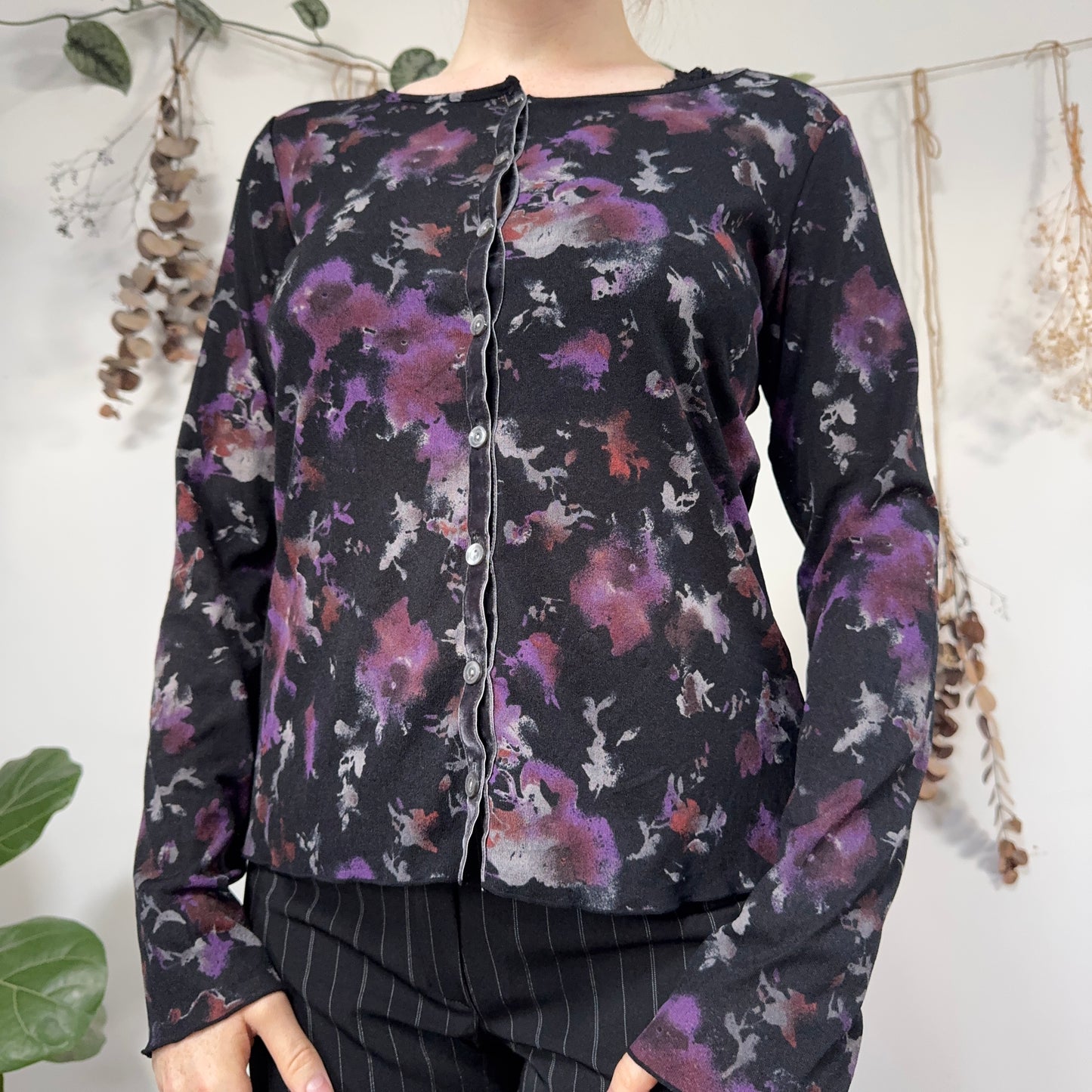 Button down mesh top - size L