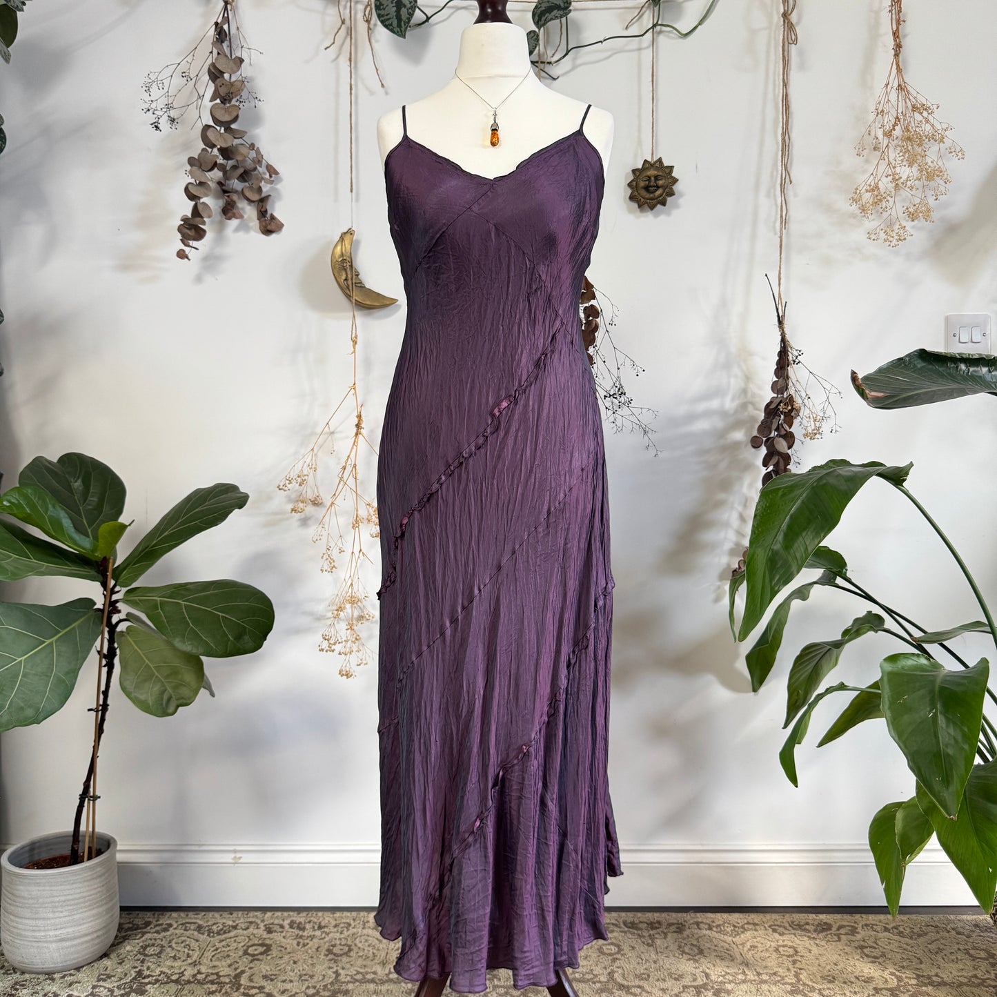 Purple iridescent dress - size S/M