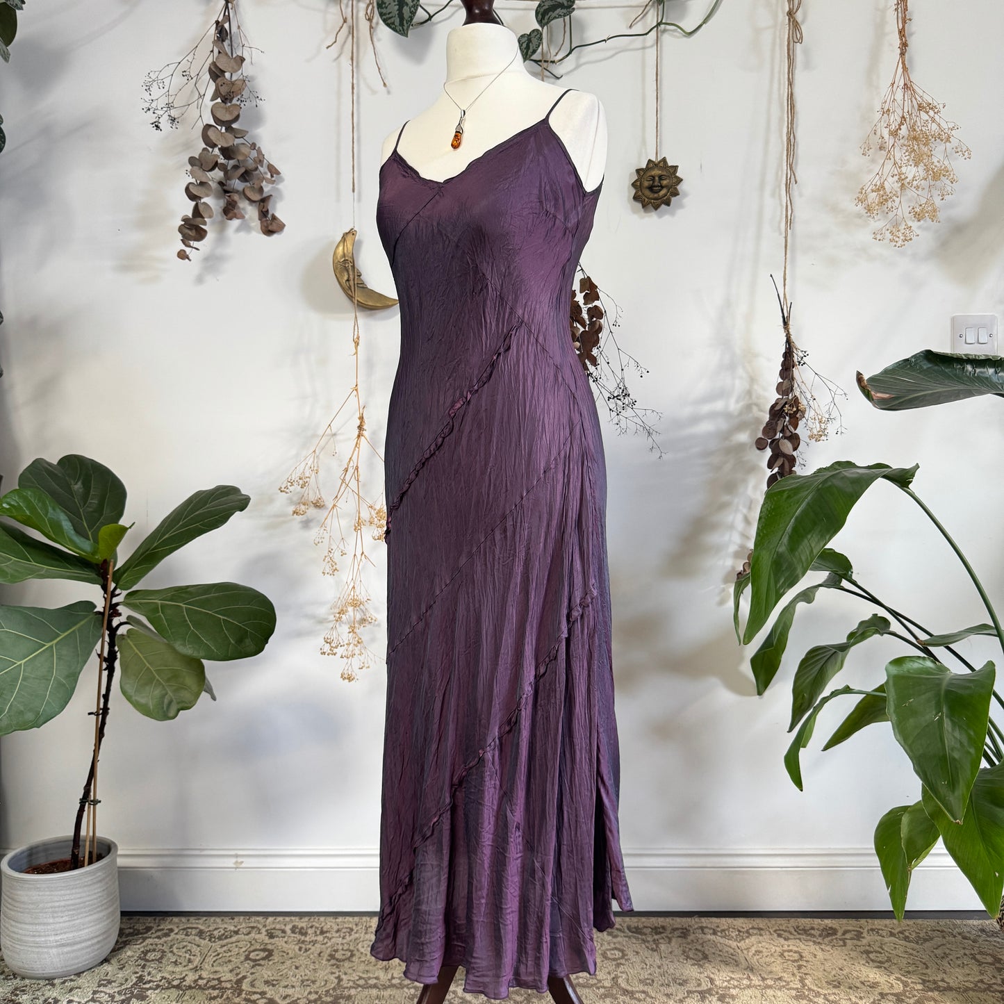 Purple iridescent dress - size S/M