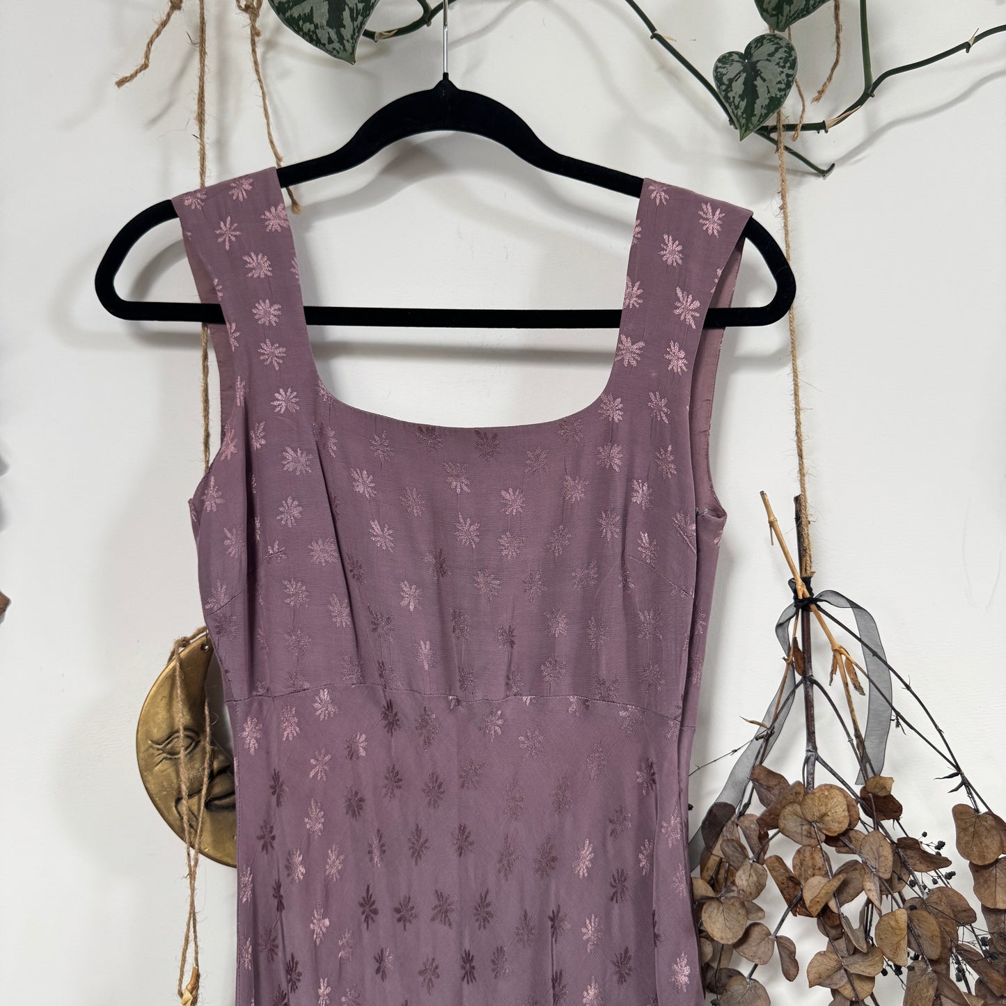 Lavender floral dress - size XS/S