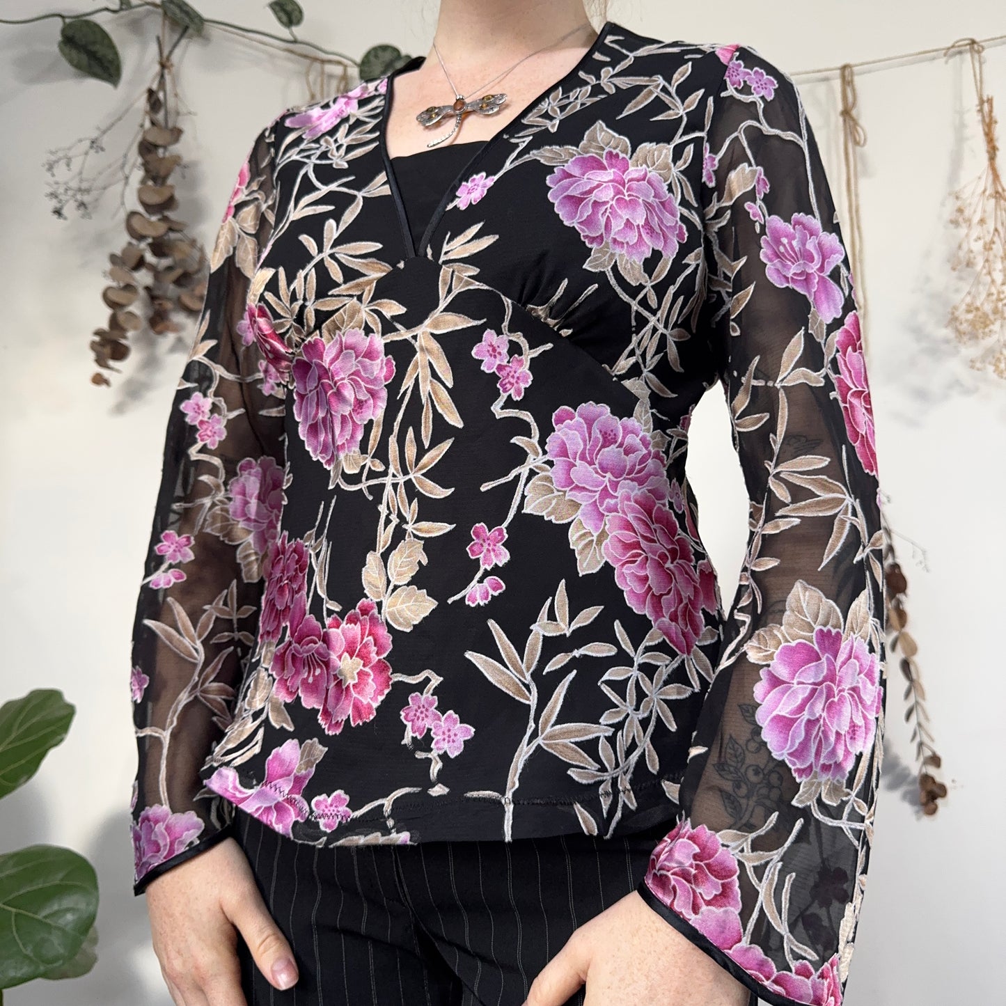 Floral blouse - size M
