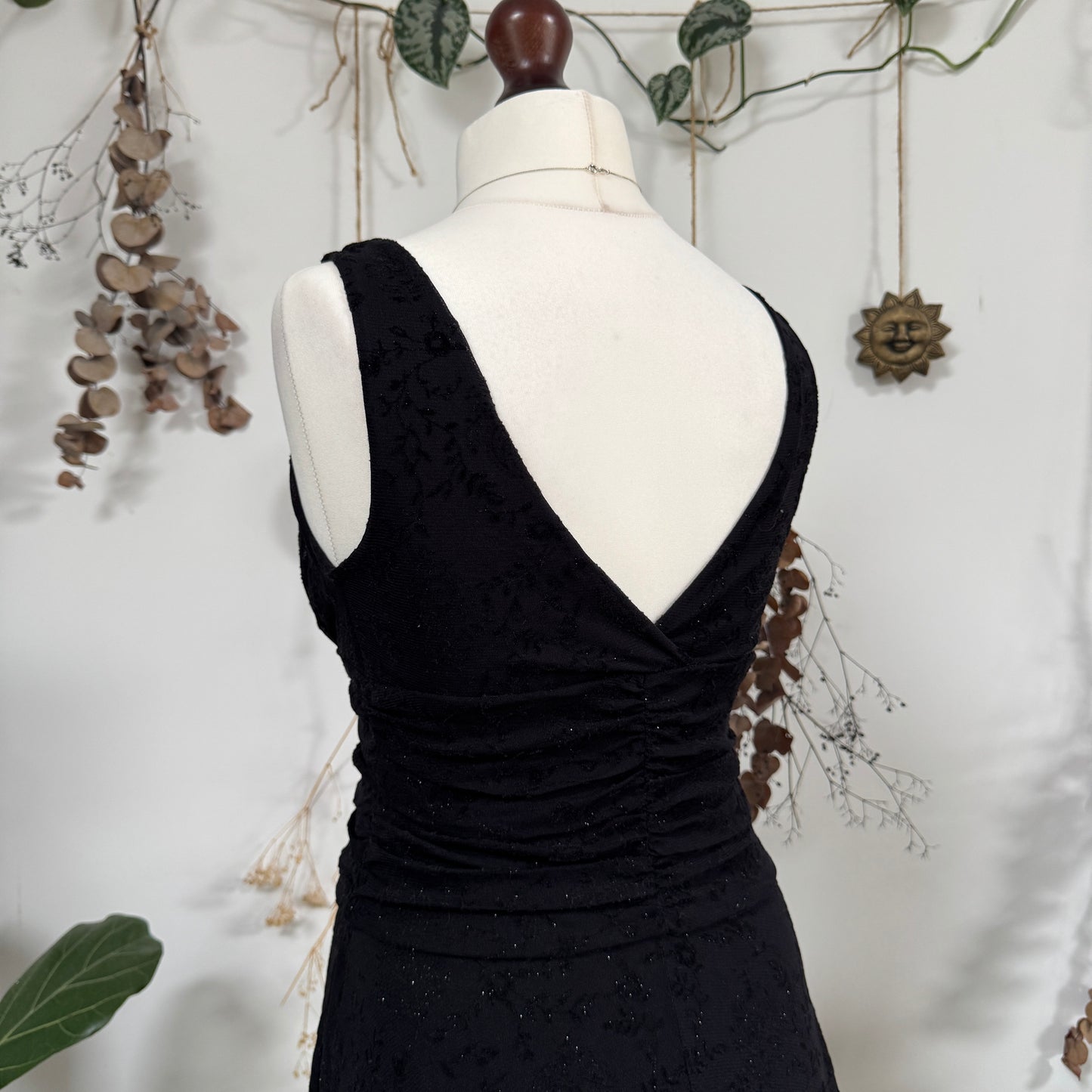 Black mesh dress - size M