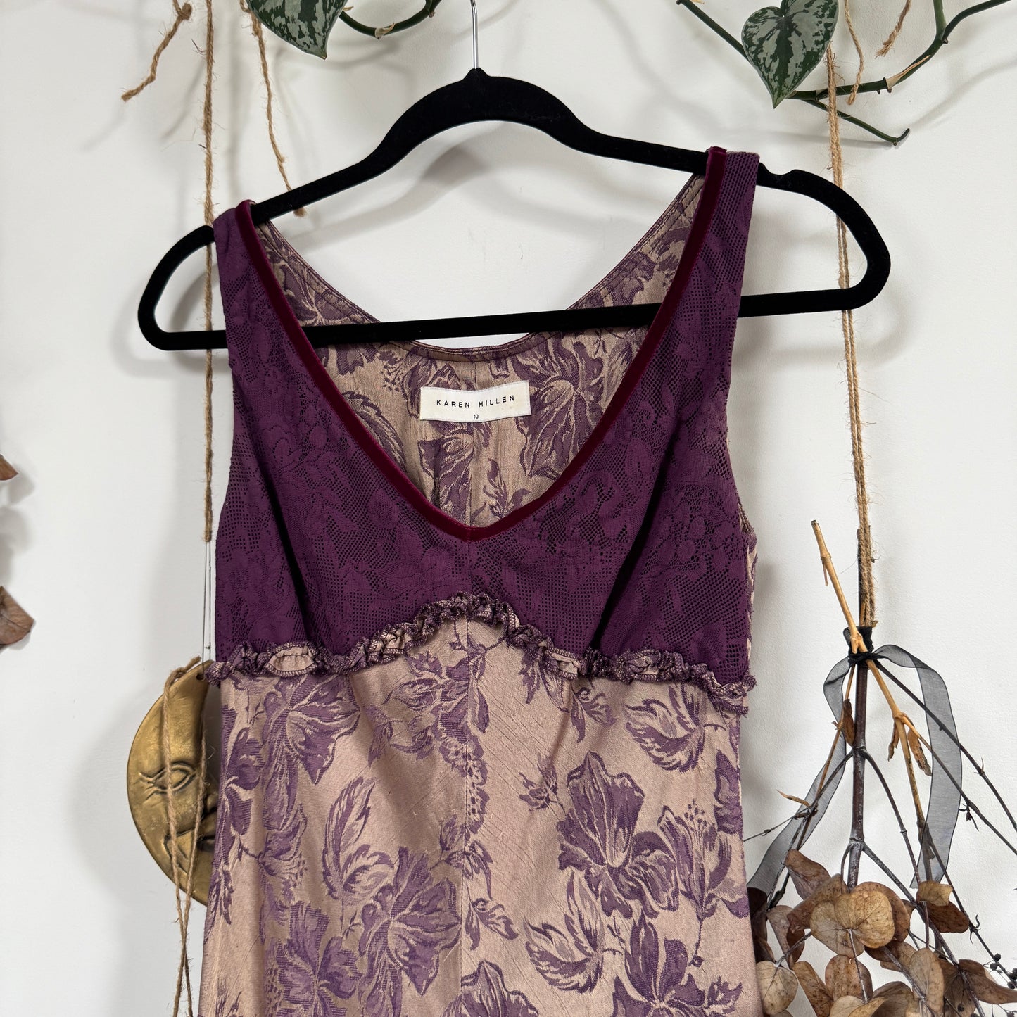 Purple whimsical dress - size S